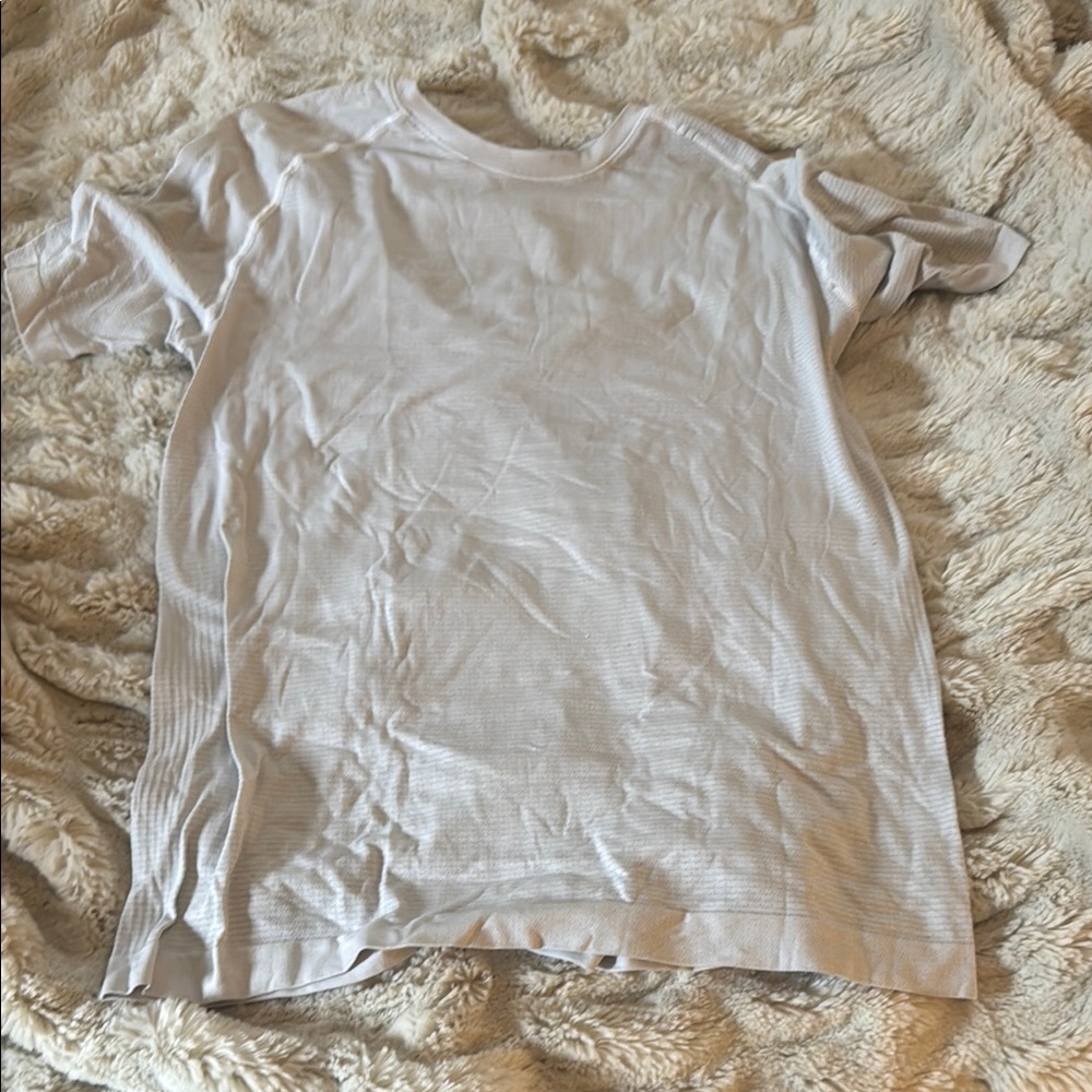 Men’s White Short Sleeve T-Shirt Lululemon